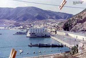 MERS EL KEBIR B VUE SUR LA BASE DEPUIS LE VIEUX PORT 1964
